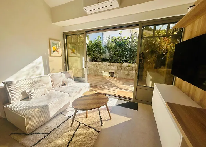 Daire 2-4pers 6'piedplage Terrasse Parking Wifi